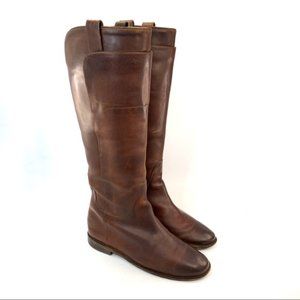 Frye Brown Heeled Boots